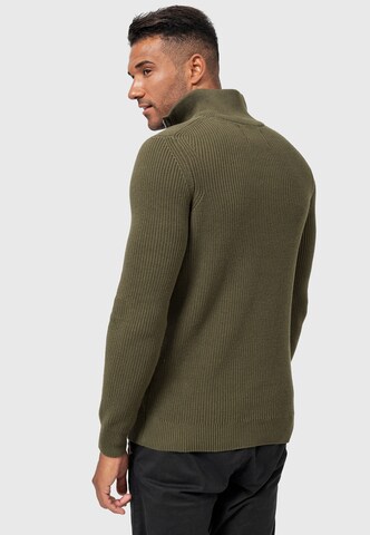 INDICODE JEANS Sweater 'Mayer' in Green