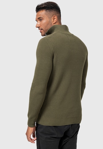 INDICODE JEANS Sweater 'Mayer' in Green