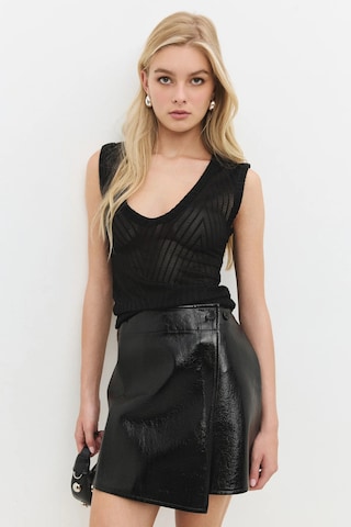 No Matter What Top 'Kadın Atlet' in Schwarz: Vorderseite