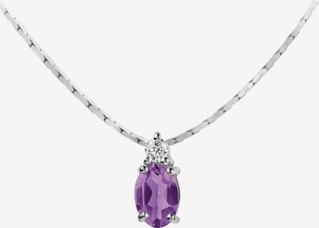 Jacques Lemans Necklace in Purple: front