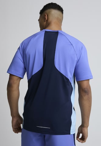 T-Shirt fonctionnel 'Vault' MONTERRAIN en bleu
