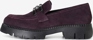 CAFè NOIR Mocassins in Rood: voorkant