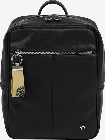 Y Not? Backpack in Black: front