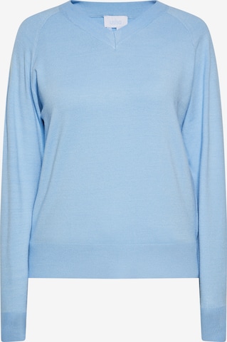 Pull-over usha BLUE LABEL en bleu : devant