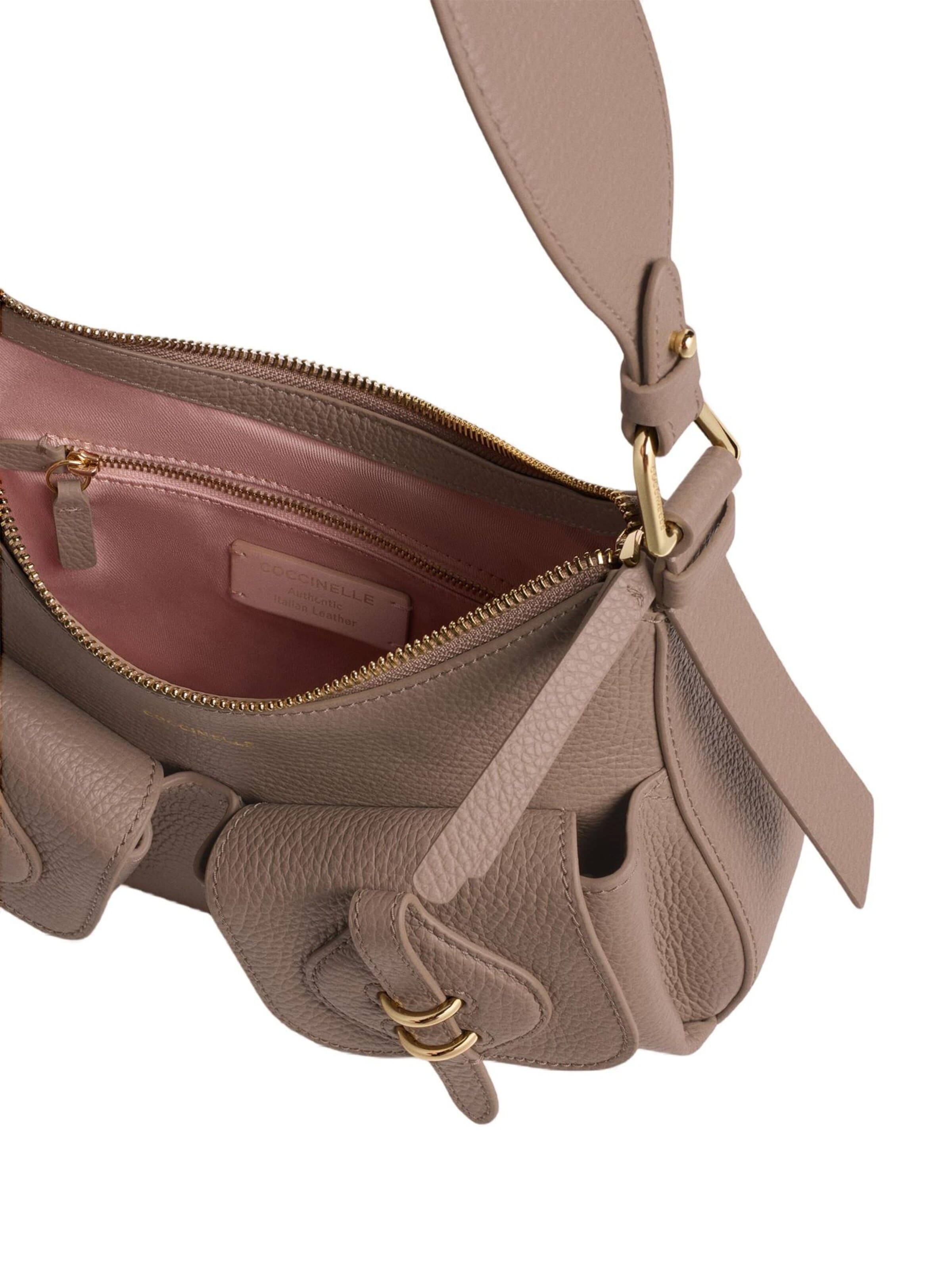 Coccinelle Schoudertas 'Mavery Pocket 1' in Grijs