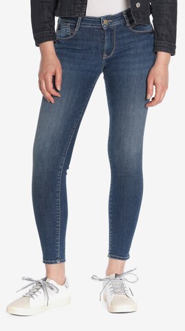 Le Temps Des Cerises Skinny Jeans in Blue: front