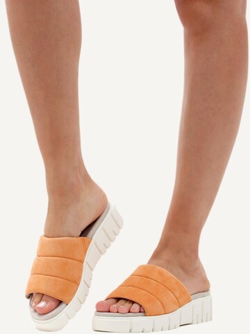 CAPRICE Pantolette in Orange