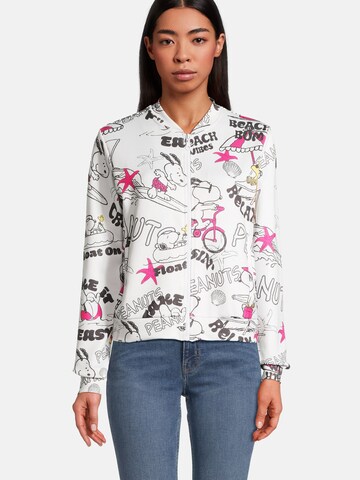 Frogbox Sweatvest in Wit: voorkant
