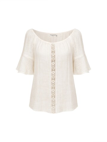 Haris Cotton Bluse 'Haris'‌‌ in Beige: Vorderseite