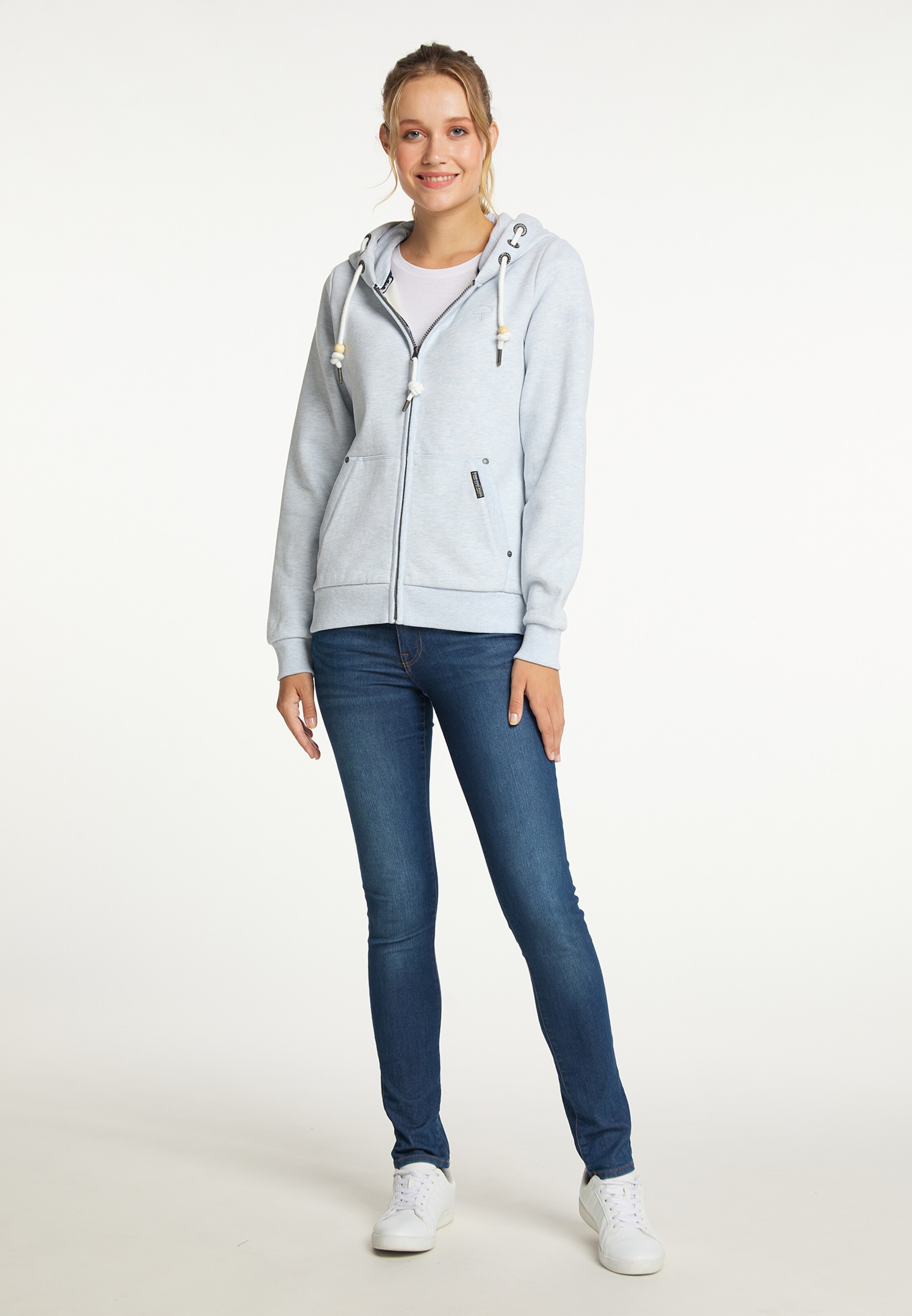 Frauen Sweat Schmuddelwedda Sweatjacke in Azur - OP57250 Frauen Sweat Schmuddelwedda Sweatjacke in Azur - OP57250