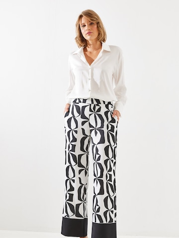 Bianco Lucci Wide Leg Bukser i sort