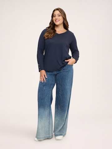 T-shirt Fiorella Rubino en bleu