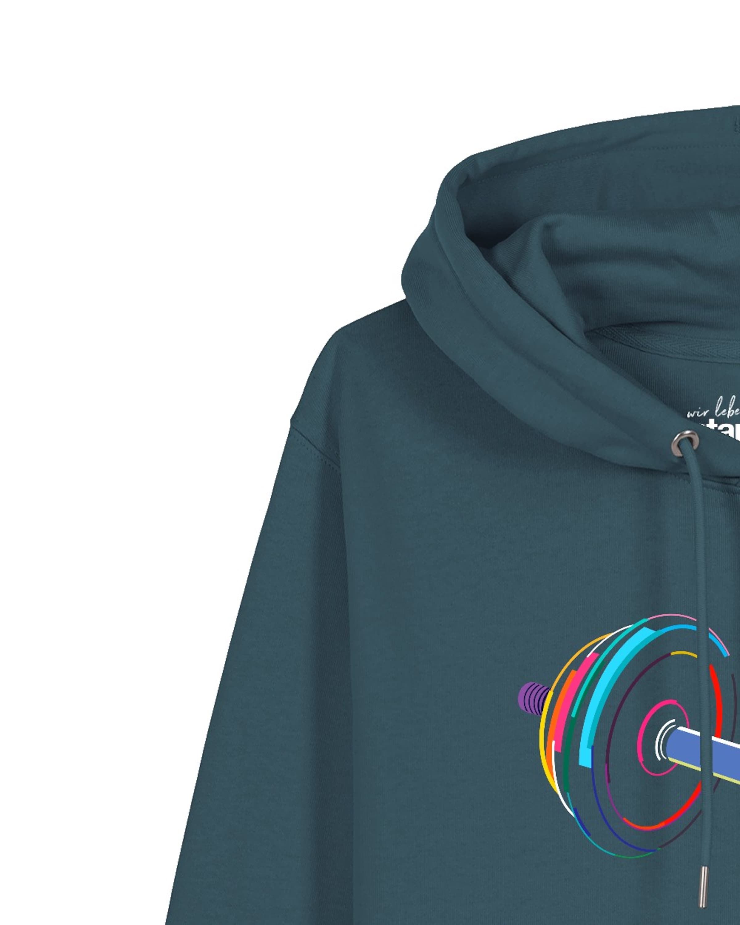 Sweat-shirt '80s Hantel' Watapparel en vert