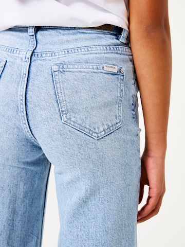 GARCIA Wide Leg Jeans 'Annemay' in Blau