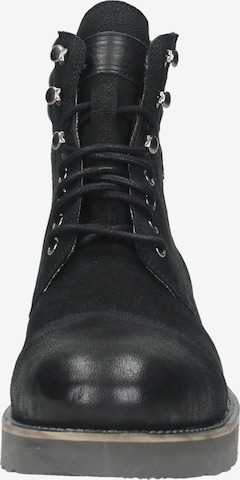 SANSIBAR Lace-Up Boots in Black