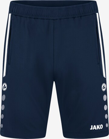 JAKO Workout Pants in Blue: front