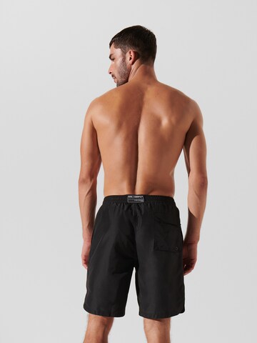 Karl Lagerfeld Badehose in Schwarz