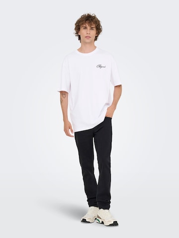 Only & Sons Футболка 'ONSNATHAN' в Белый