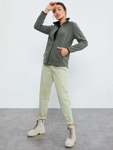 Tommy Life Fleece jas in Groen
