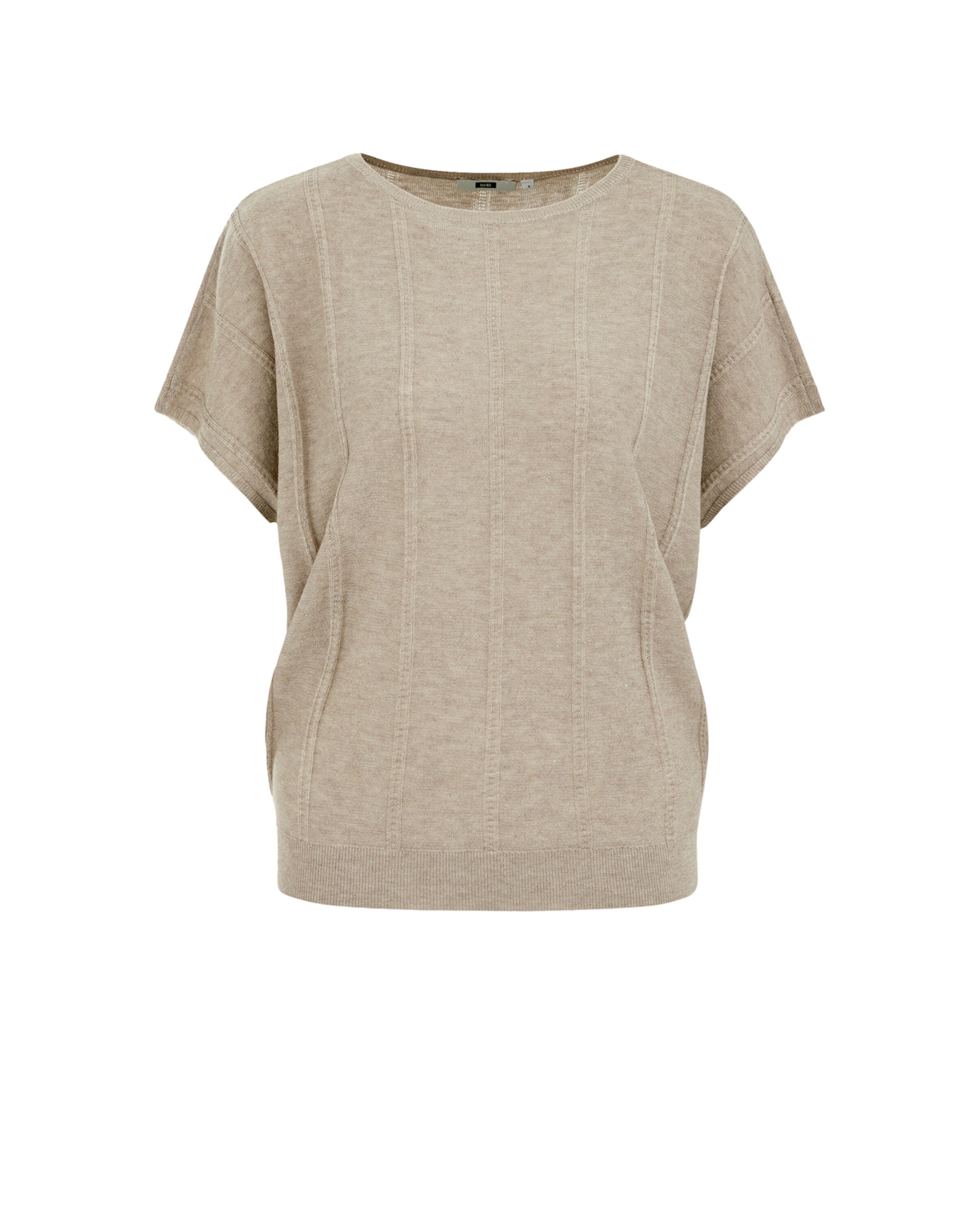 Pulover de la WE Fashion pe bej: față