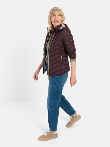 CAMEL ACTIVE Steppjacke aus recyceltem Polyester in Lila