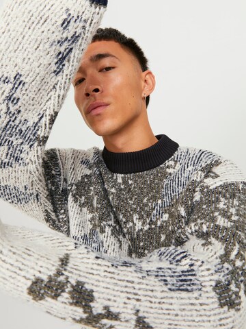 JACK & JONES - Pullover 'Mock' em bege