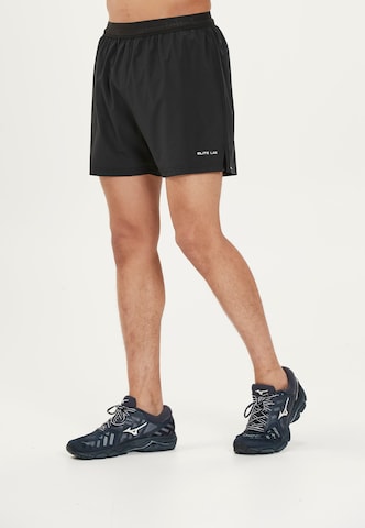 ELITE LAB Regular Pants 'Run Elite X1' in Black: front