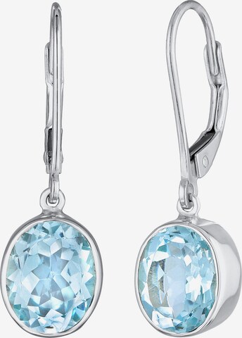 Boucles d'oreilles ELLI PREMIUM en bleu : devant