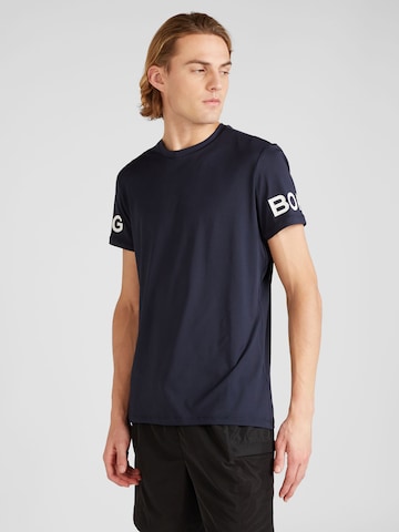 BJÖRN BORG Functioneel shirt in Blauw: voorkant