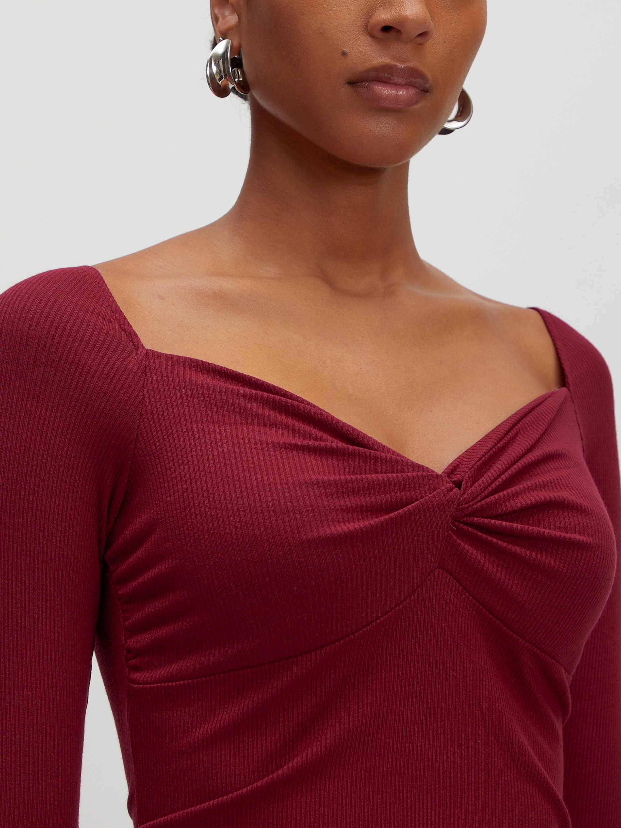 EDITED Producten Shirt 'Loana' Bourgogne