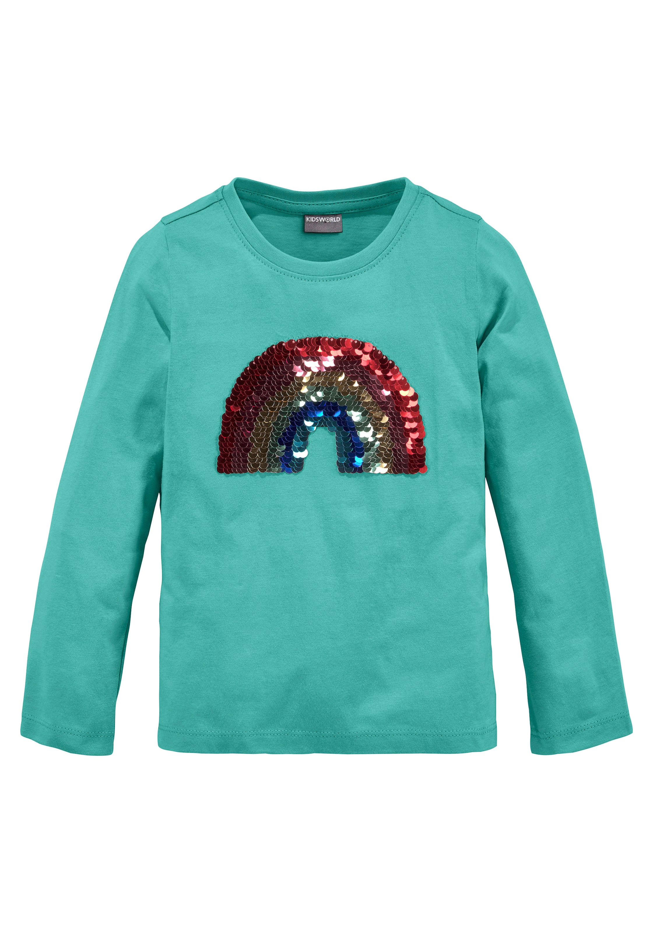 ARIZONA Shirt 'Regenbogen' in Green: front