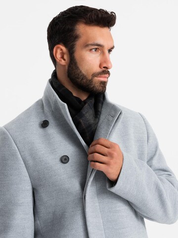 Ombre Between-Seasons Coat in Grey