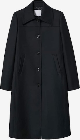 MANGO Between-Seasons Coat 'Bangkok' in Black: front