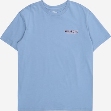 mėlyna BILLABONG Sportiniai marškinėliai 'TWIN PEAKS': priekis