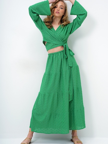 Trend Alaçatı StiliSuknja - zelena boja