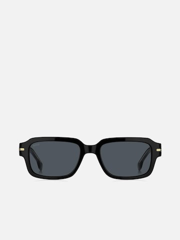 HUGO BOSS Zonnebril 'Hugo Boss BOSS 1596/S Black 53/19/145 MAN Sunglasses' in Zwart: voorkant