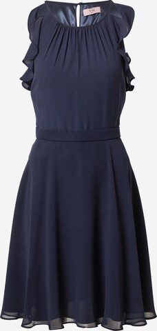 Robe de cocktail VM Vera Mont en bleu : devant