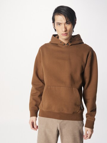 REPLAY Sweatshirt in Bruin: voorkant