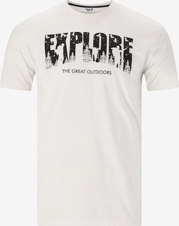 Whistler T-Shirt 'Explorer' in Weiß: predná strana