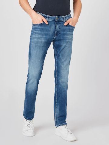 Coupe slim Jean 'Scanton' Tommy Jeans en bleu : devant