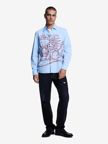 Desigual Regular fit Риза в синьо