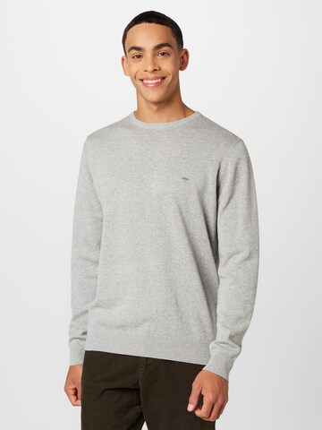 FYNCH-HATTON Regular fit Sweater in Grey: front