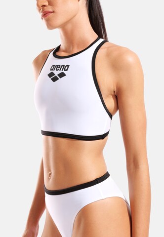 ARENA Бюстье Бикини 'Y-Line' в Белый