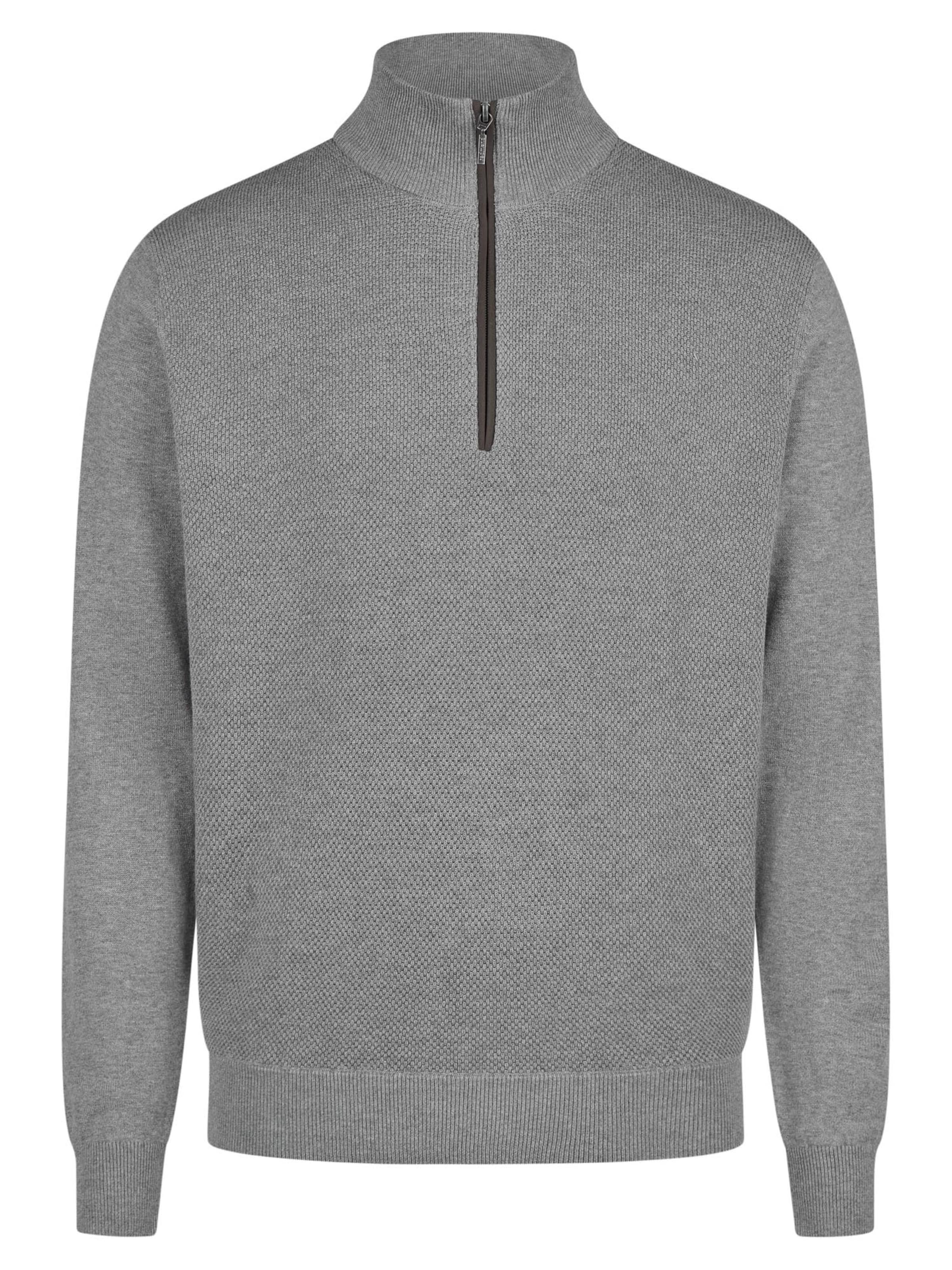redmond Pullover 'Basic'‌‌‌‌‌‌‌‌ in Grau: Vorderseite