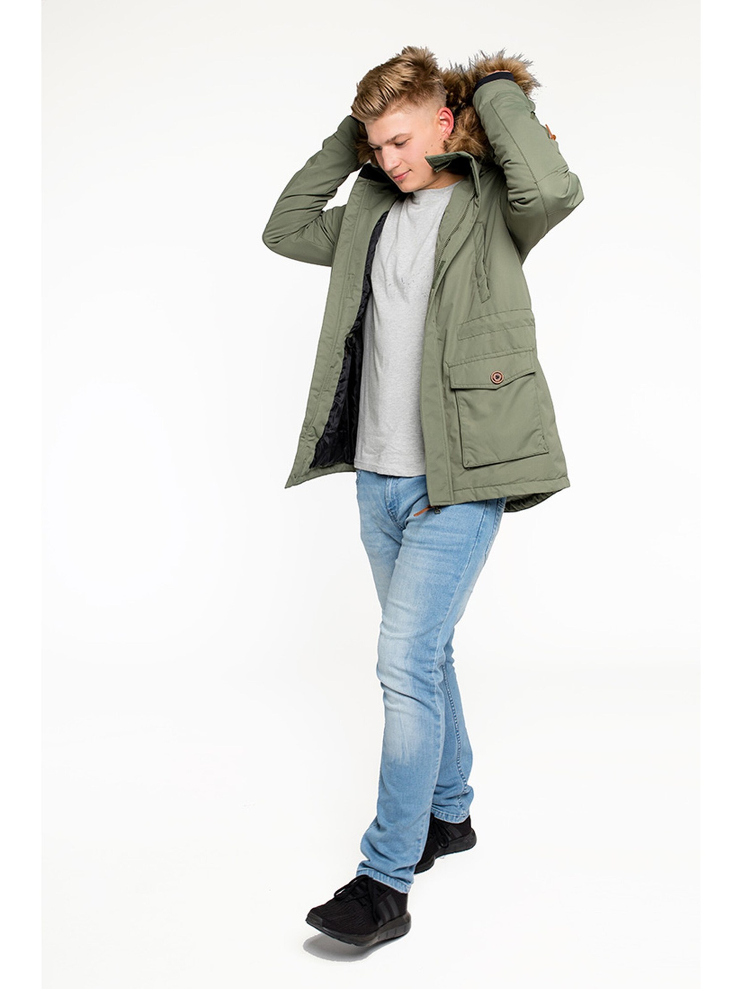 CNSRD Winterparka 'TRAVIS' in Groen