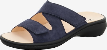 THINK! Mules 'Camilla' in Blue: front