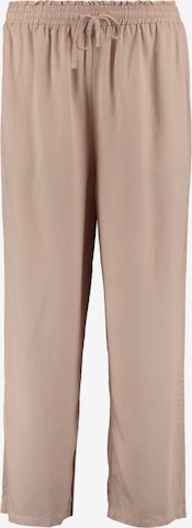 Hailys Szeroka nogawka Spodnie 'Lissa' w kolorze beżowy: przód