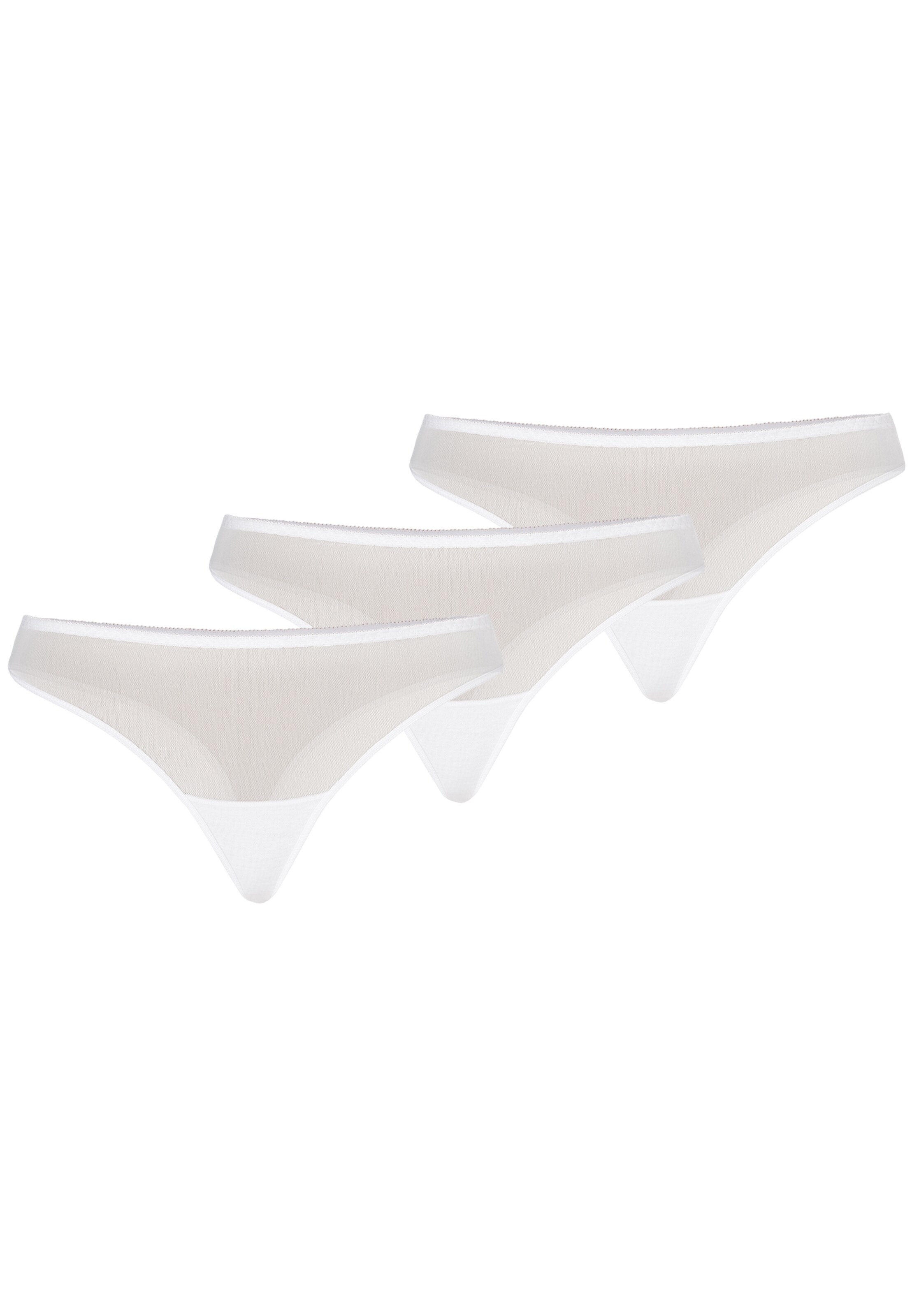 TEYLI Стринги 'Nikola' в Белый: спереди