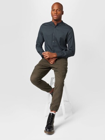 JACK & JONES Regular Fit Hemd 'DALLAS' in Grün