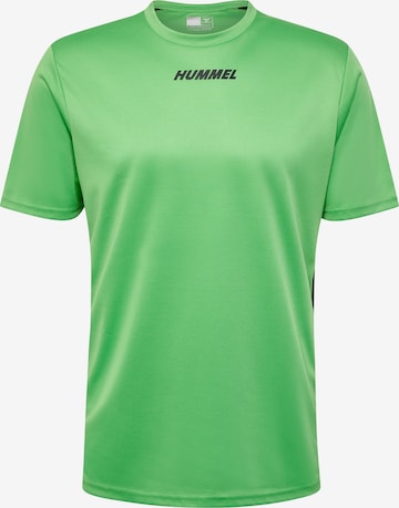 T-Shirt fonctionnel Hummel en vert : devant